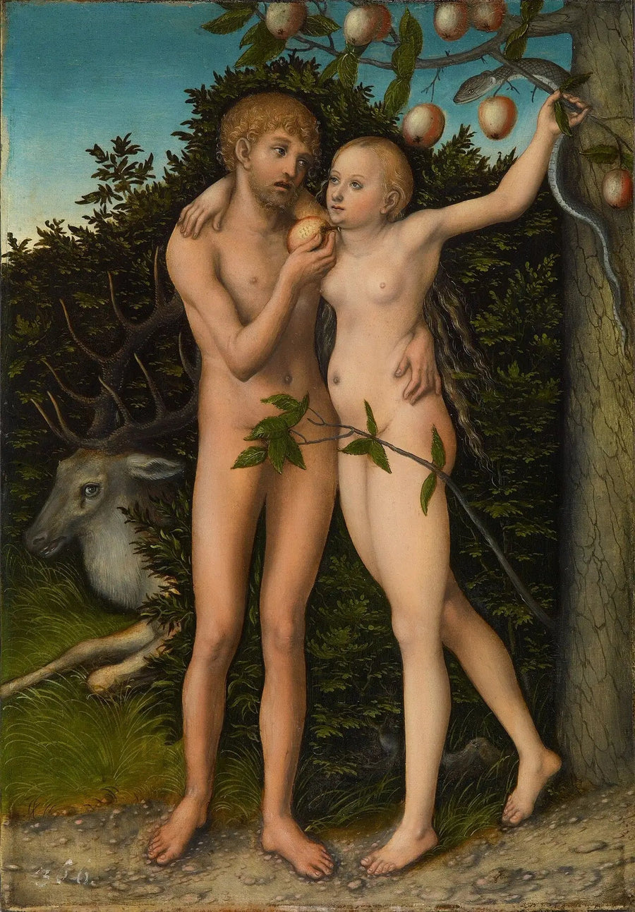 Caída del hombre - Lucas Cranach el Viejo
