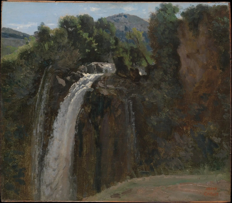 Cascada en Terni - Jean-Baptiste Camille Corot