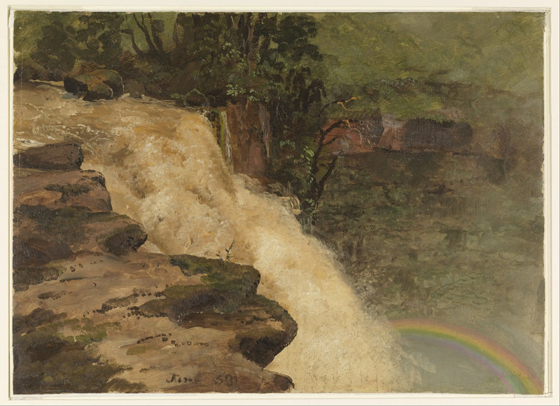 Cascada en Colombia - Frederic Edwin Church