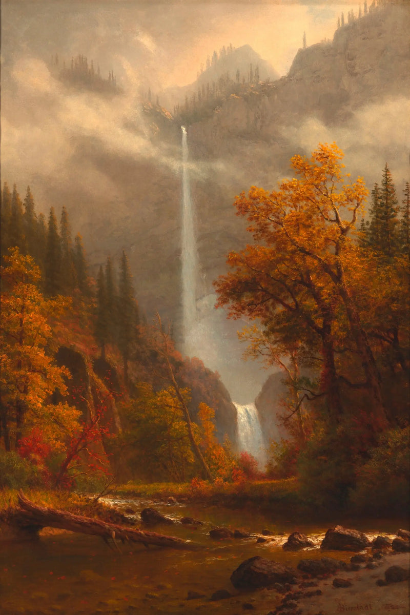 Cascadas de Multnomah - Albert Bierstadt