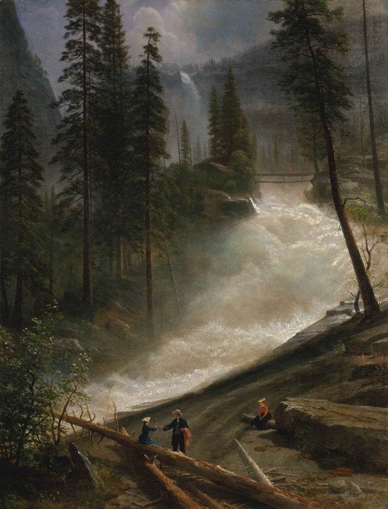 Caídas de Nevada, Yosemite - Albert Bierstadt
