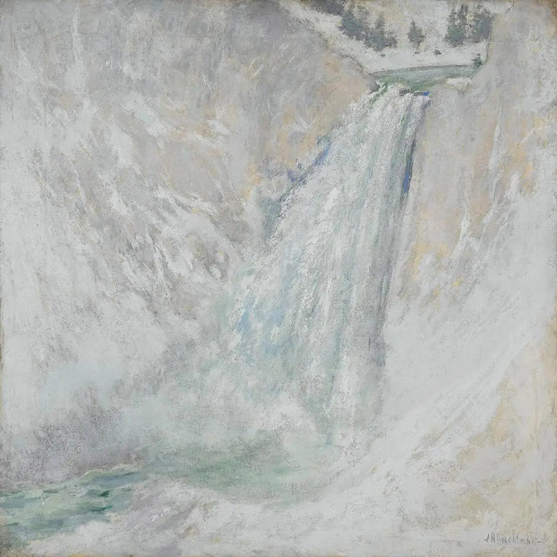 Caídas inferiores del Yellowstone - John Henry Twachtman