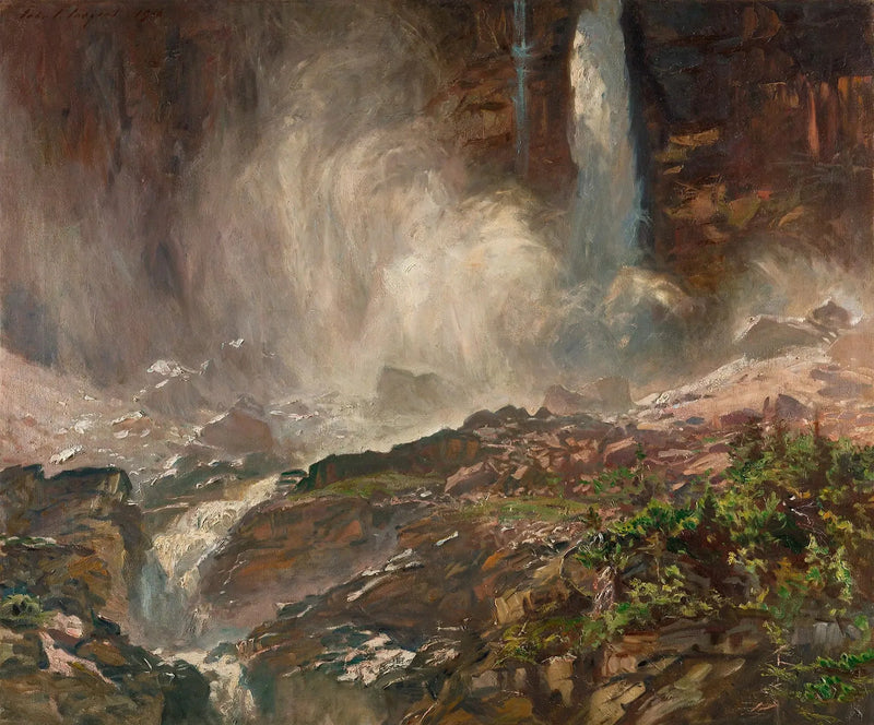 Cascadas Yoho - John Singer Sargent