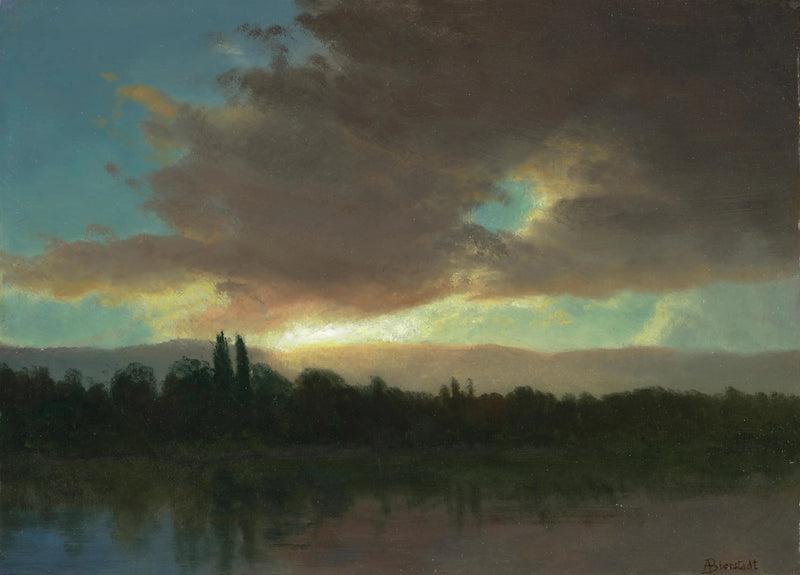 Cielo de la noche - Albert Bierstadt