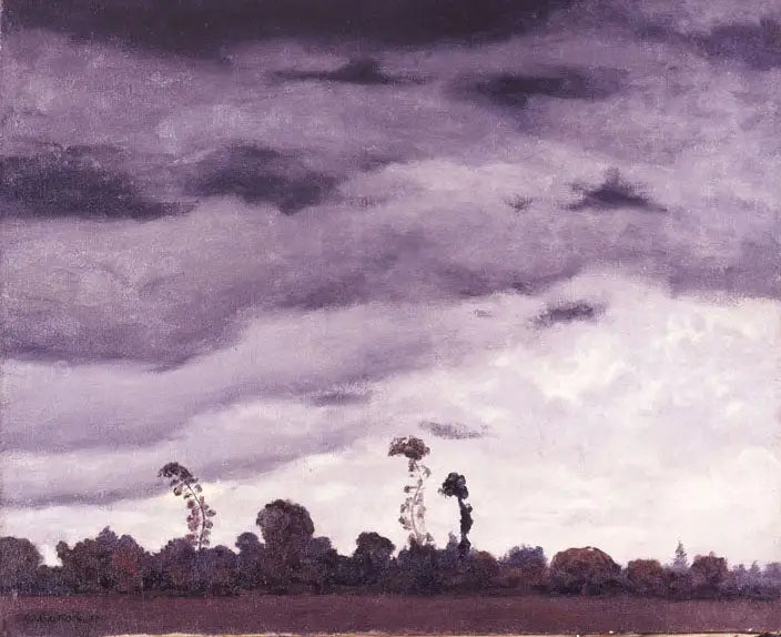 Cielo gris, cielo negro - Félix Vallotton