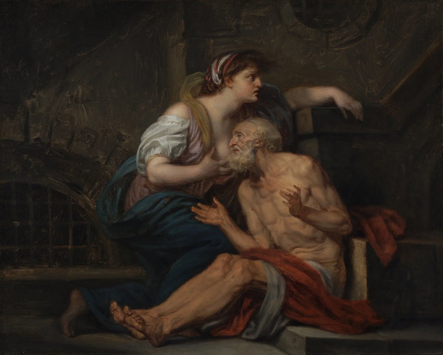 Cimon y Pero: « La caridad romana » - Jean-Baptiste Greuze
