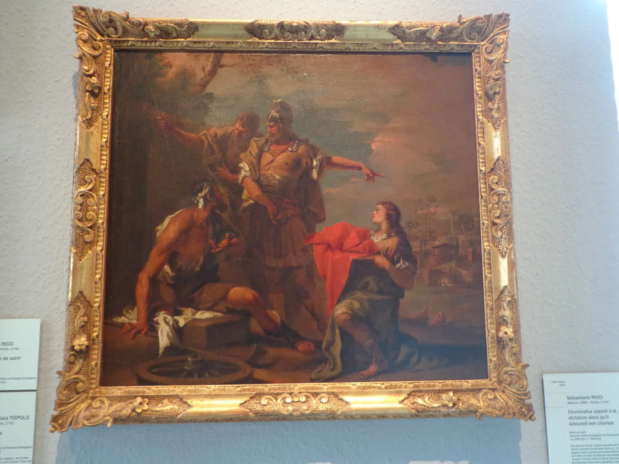 Cincinnatus llamado del campo - Sebastiano Ricci