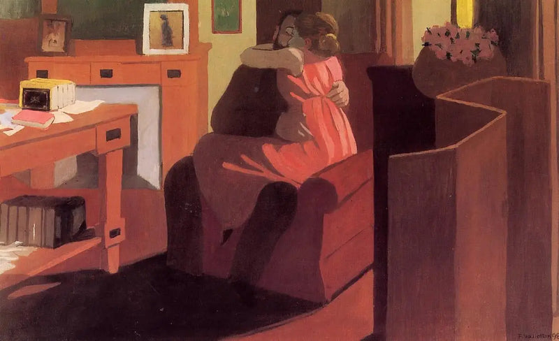 Cinco horas - Félix Vallotton