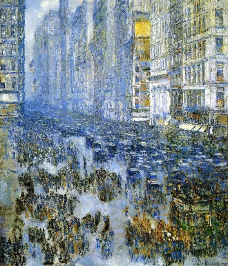Quinta Avenida - Childe Hassam