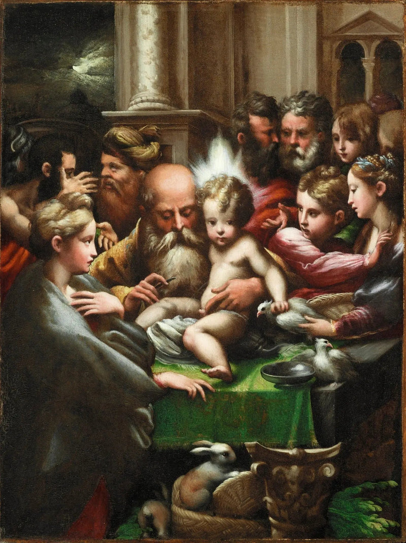 Circonferencia de Jesús - Parmigianino