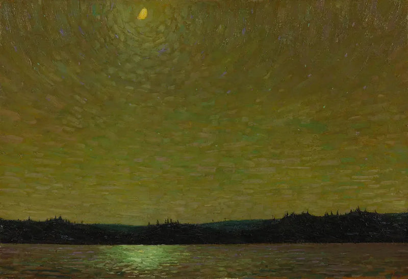 Claro de luna, comienzo de la tarde - Tom Thomson