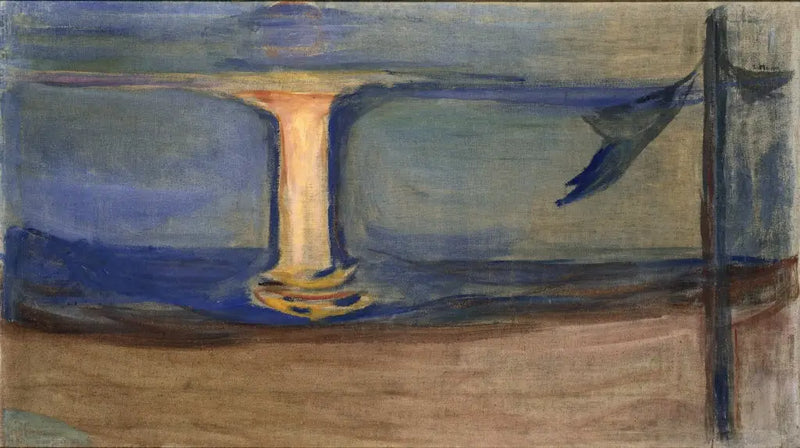 Claro de luna en el mar (Frise Reinhardt) - Edvard Munch