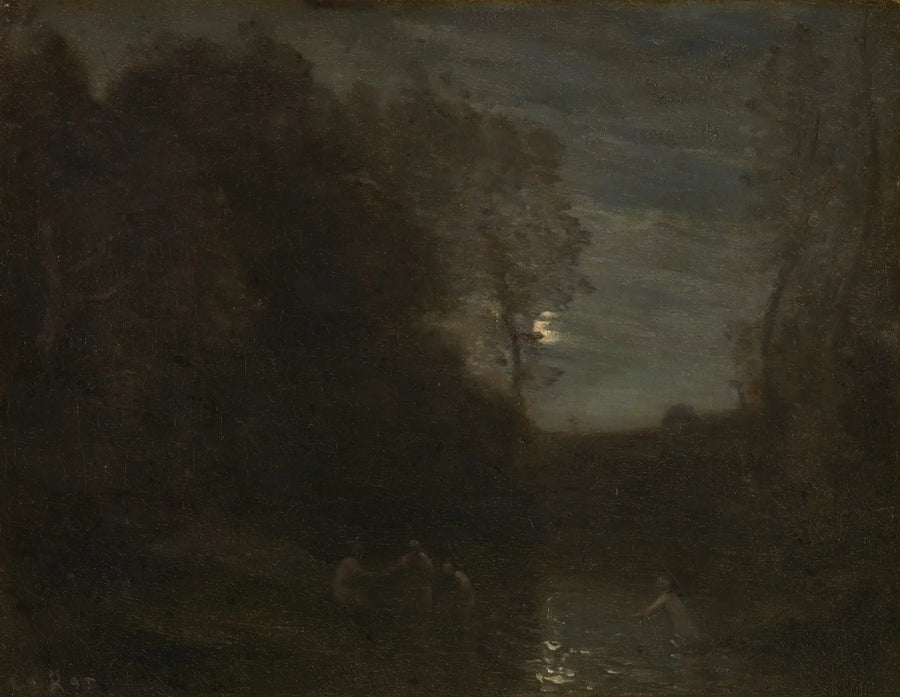 Claro de luna - Jean-Baptiste Camille Corot