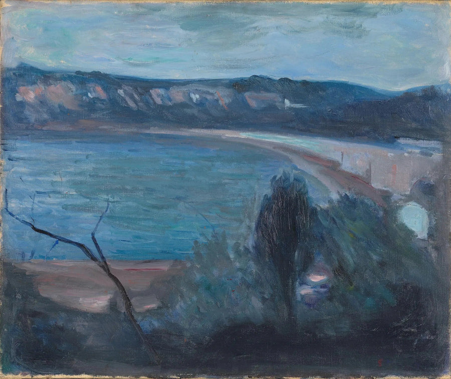 Claro de luna cerca del Mediterráneo - Edvard Munch