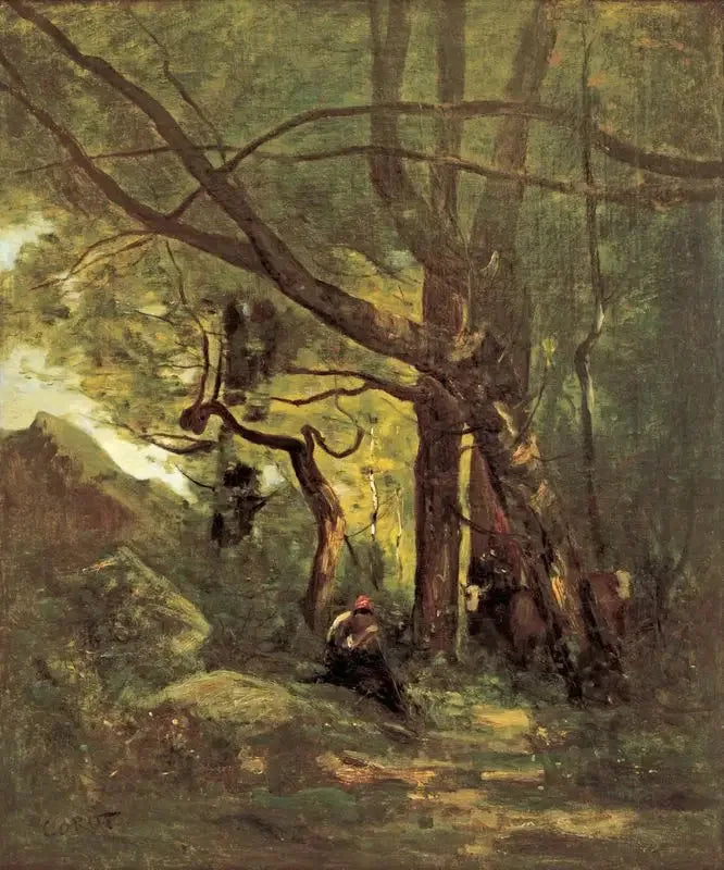 Claro boscoso - Jean-Baptiste Camille Corot