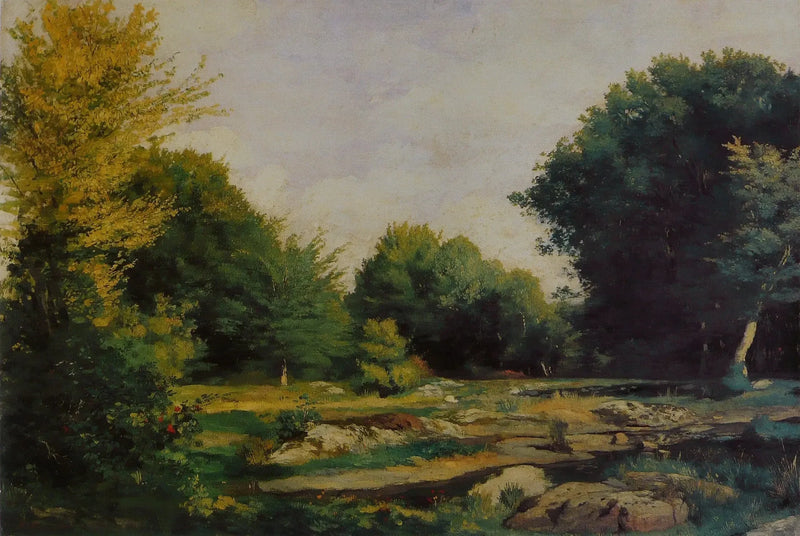 Claro en el bosque - Pierre-Auguste Renoir