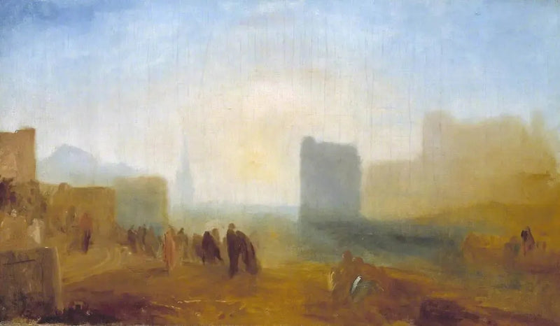 Escena Clásica del Puerto; posiblemente basada en Le Havre - J. M. W. Turner