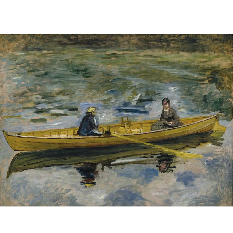 Claude Monet y Mme Henriot - Pierre-Auguste Renoir