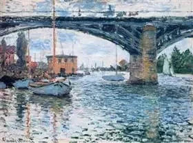 El puente Argenteuil Road W315 - Claude Monet
