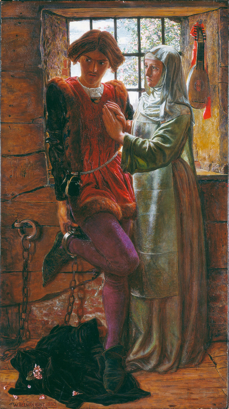 Claudio e Isabel - William Holman Hunt