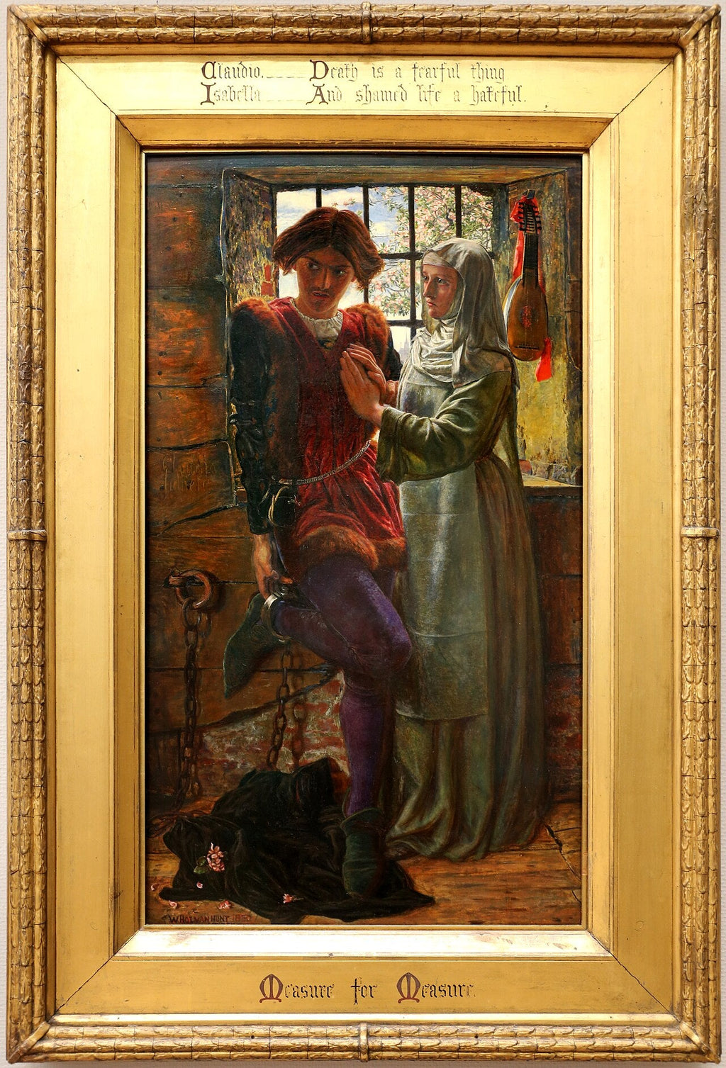 Claudio et Isabelle - William Holman Hunt - Alpha Reproduction