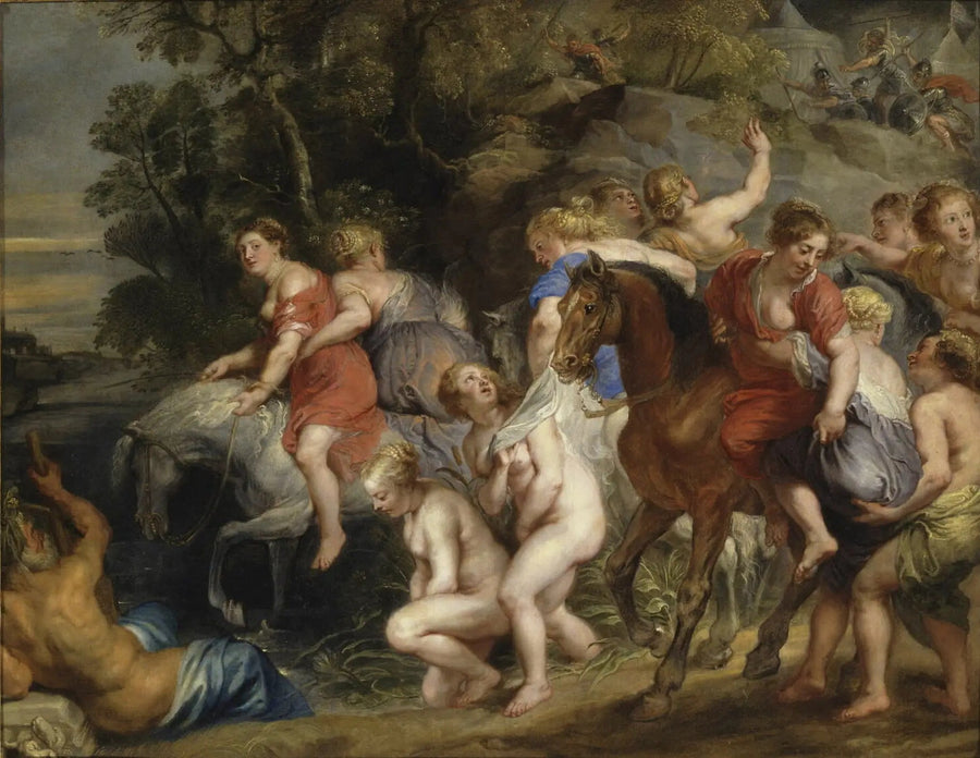Clélie atravesando el Tíber - Peter Paul Rubens
