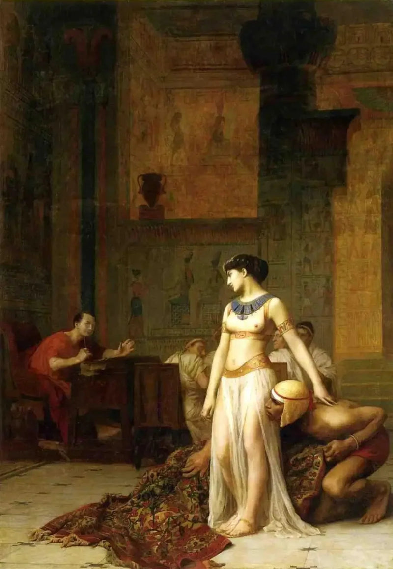 Cleopatra y César - Jean-Léon Gérôme
