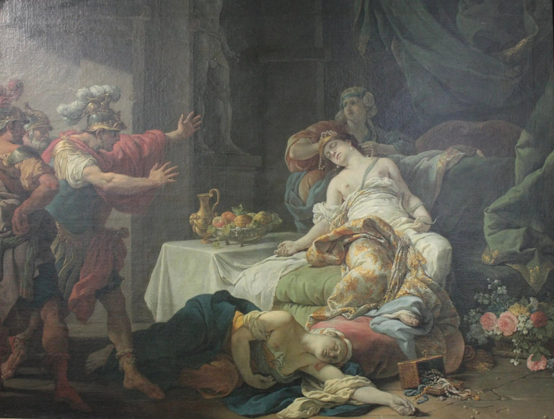Cleopatra exhalando - Louis Jean François Lagrenée