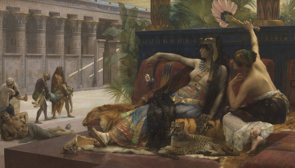 Cléopâtre impose des poisons sur des condamnés à mort - Alexandre Cabanel image 1 copie peinte à la main à l’huile