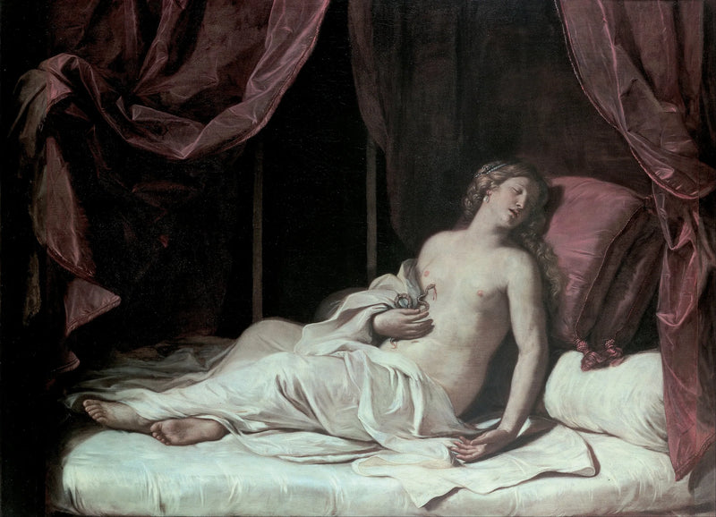 Cleopatra moribunda - Guercino
