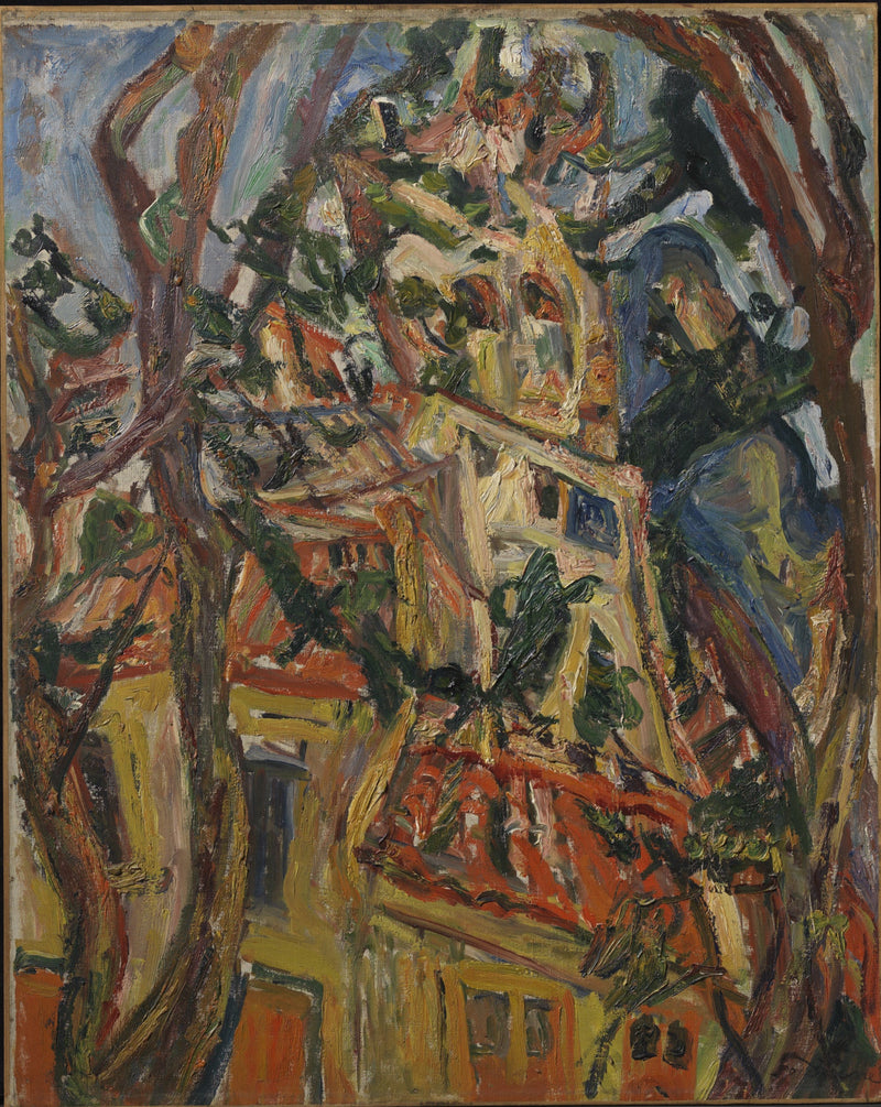 Campanario de Saint-Pierre en Céret - Chaim Soutine