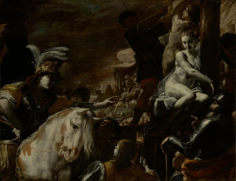 Clorinda Sauvant Sofronia y Olindo - Mattia Preti