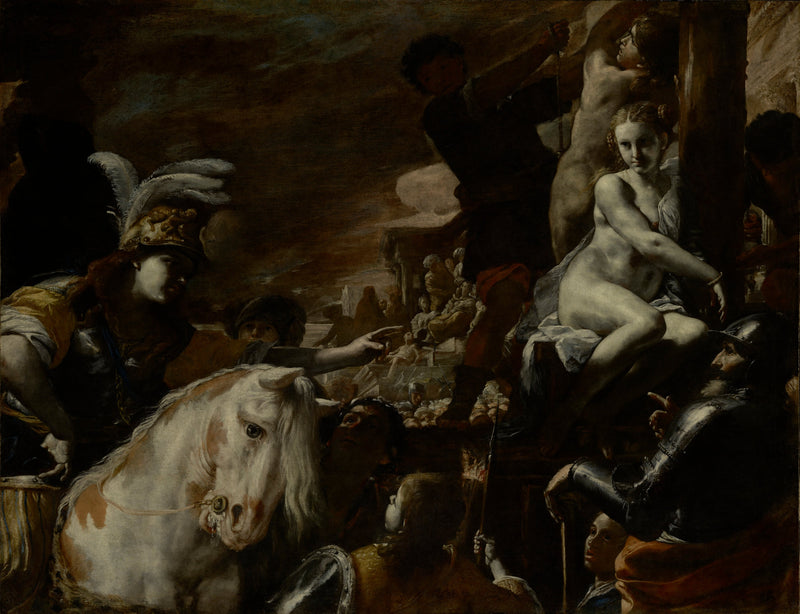 Clorinda Sauvant Sofronia y Olindo - Mattia Preti