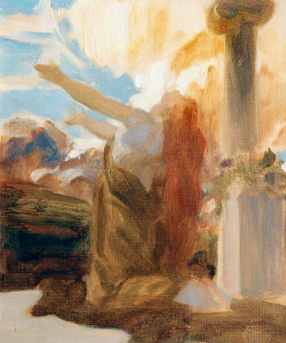 Clytie (croquis) - Frederic Leighton - Alpha Reproduction