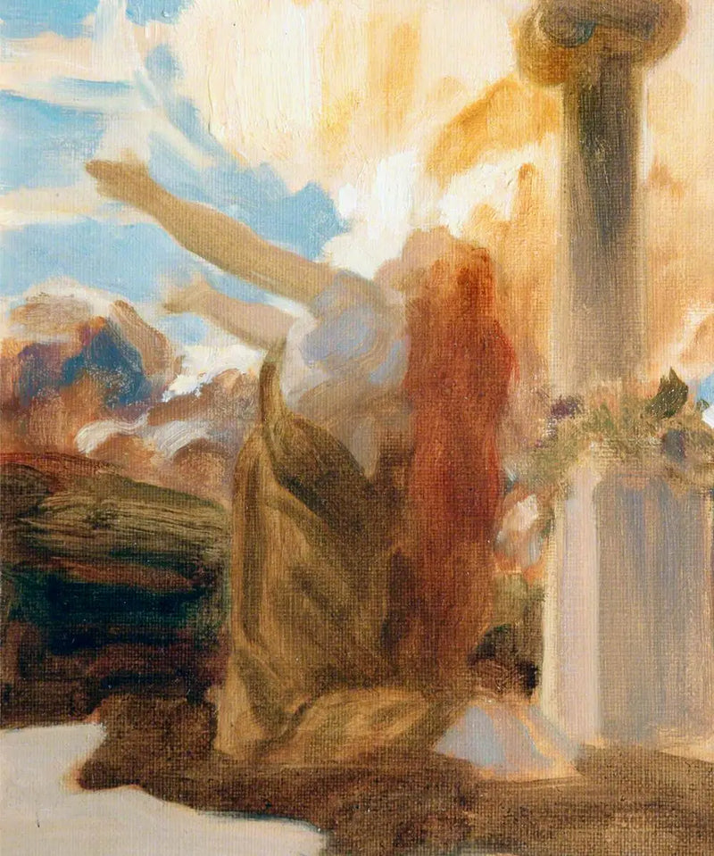 Clytie (boceto) - Frederic Leighton