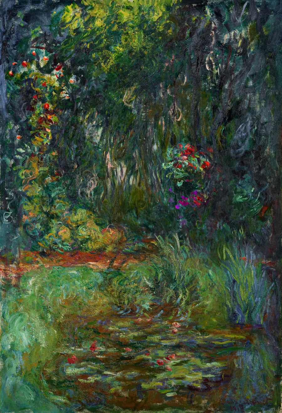 Esquina de la piscina de nenúfares W1880 - Claude Monet