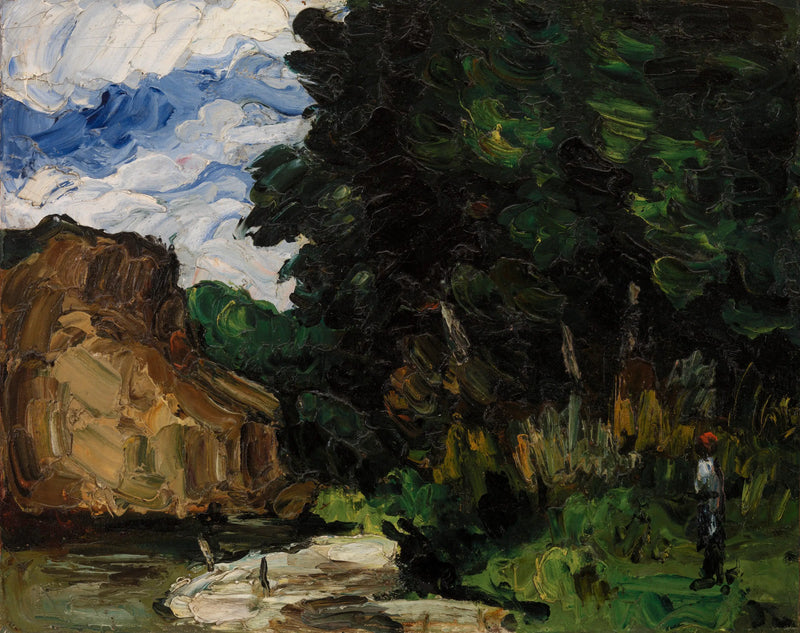 Esquina del río - Paul Cézanne