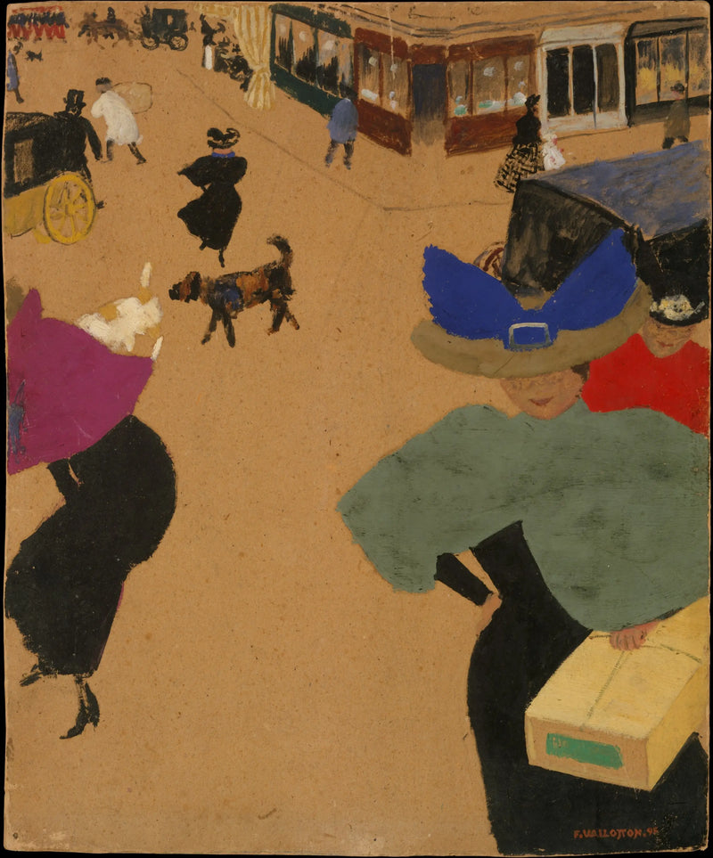 Rincón de calle en París - Félix Vallotton