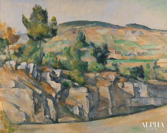 Colline en Provence, vers 1886 - Paul Cézanne - Reproductions de tableaux et peintures haut de gamme