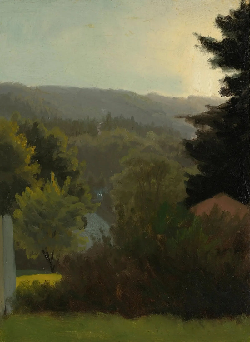 Colinas boscosas - Albert Bierstadt
