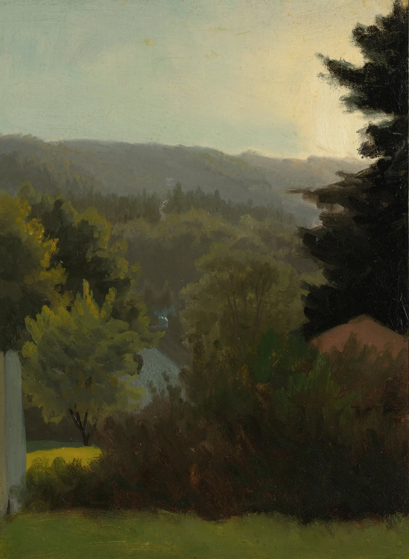 Colinas boscosas - Albert Bierstadt