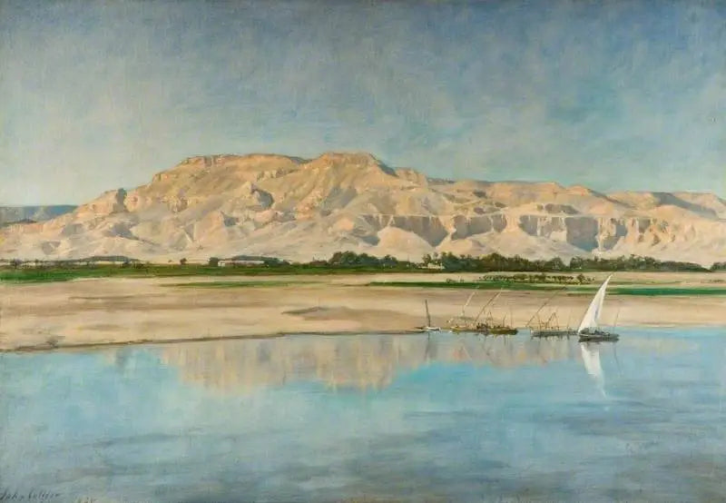 Colinas tebanas de Luxor - John Collier