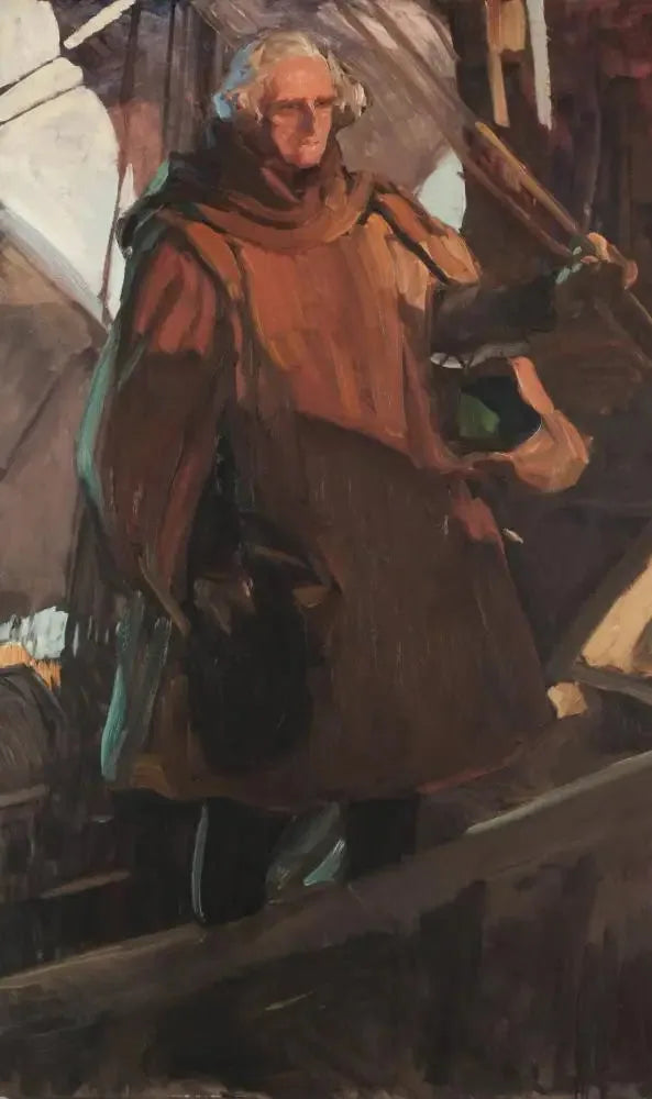 Colomb dejando Palos (a media sombra) - Joaquín Sorolla