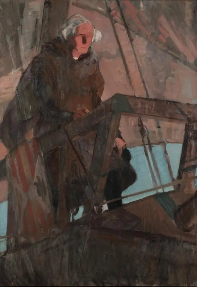 Colomb dejando Palos (en la cubierta de popa) - Joaquín Sorolla