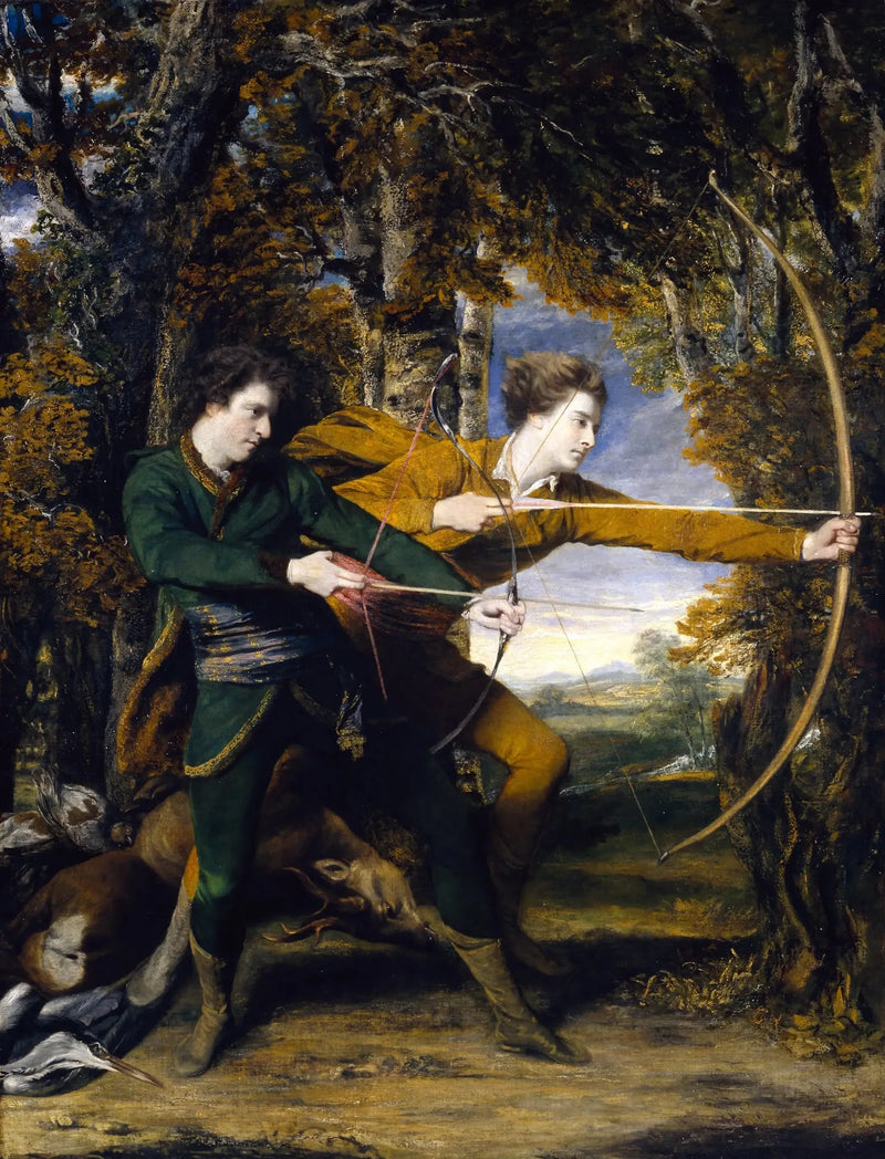 Coronel Acland y Lord Sydney: Los arqueros - Joshua Reynolds