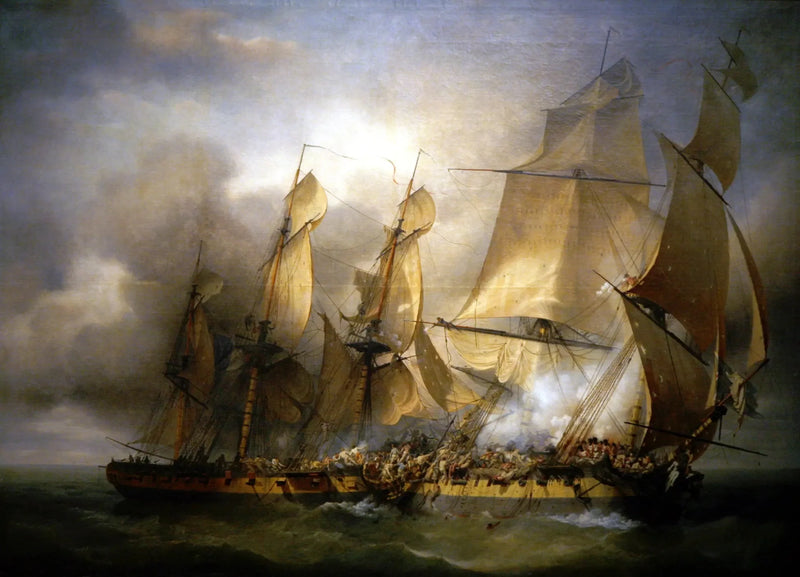 Combate de La Bayonnaise contra la Emboscada - Louis-Philippe Crépin