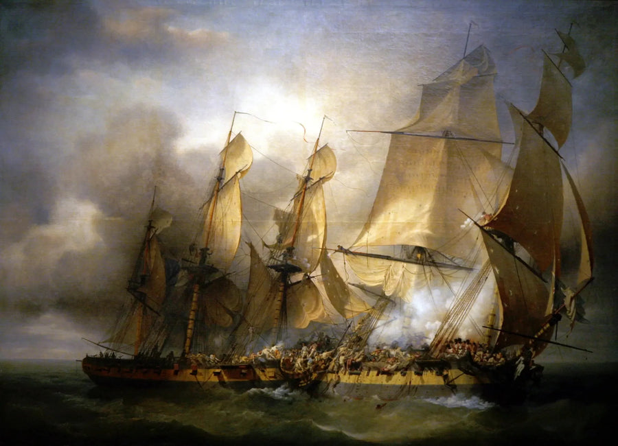 Combate de La Bayonnaise contra la Emboscada - Louis-Philippe Crépin