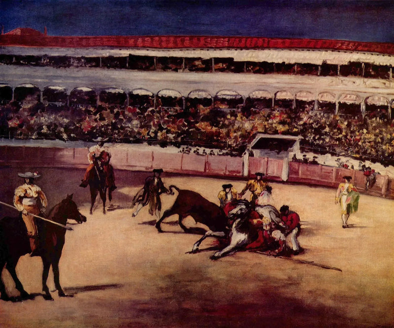 Lucha de toros - Édouard Manet