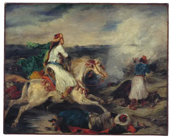 Combate del Giaour y del pasha - Eugène Delacroix