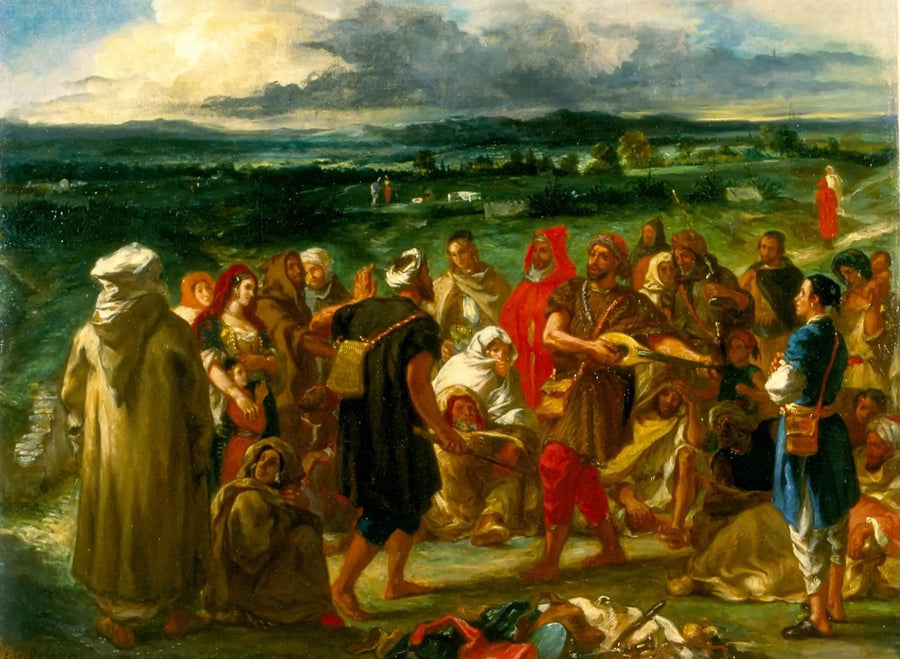 Comediantes o bufones árabes - Eugène Delacroix
